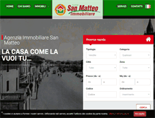 Tablet Screenshot of immobiliaresanmatteo.it